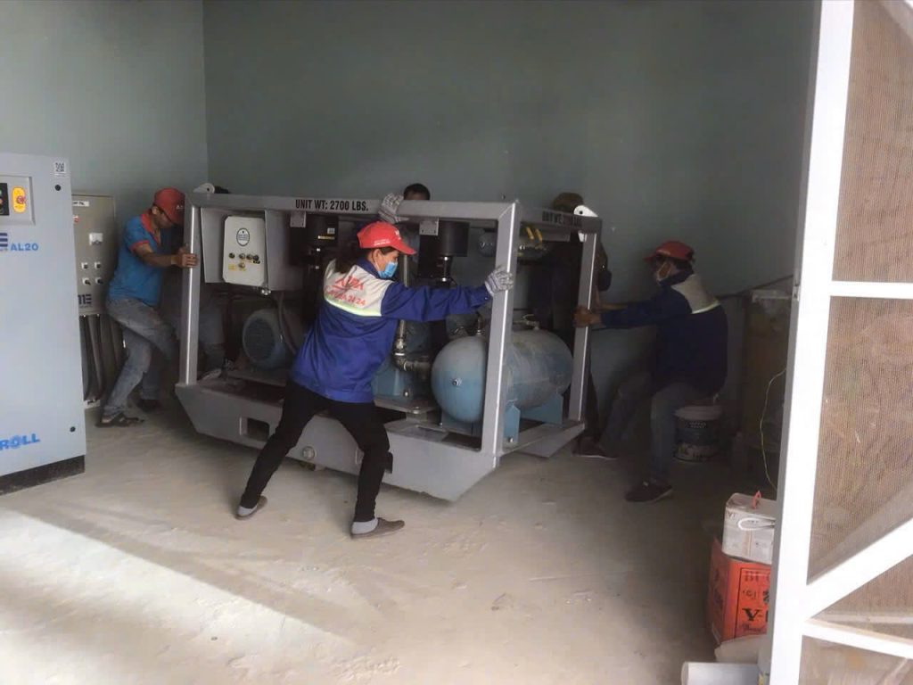 Những máy móc đầu tiên anda thực hiện di dời trong hành trình phát triển thương hiệu ANDA Machinery Moving